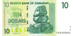 Zimbabwe, 10 Dollar, P67