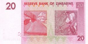 Zimbabwe, 20 Dollar, P68