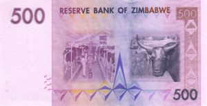 Zimbabwe, 500 Dollar, P70
