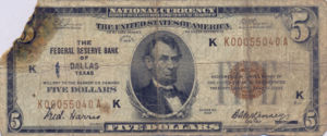 United States, The, 5 Dollar, P395