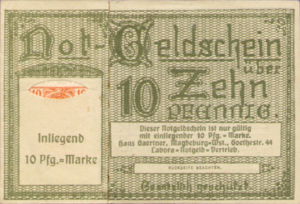 Germany, 10 Pfennig, 6319?