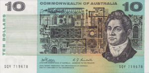 Australia, 10 Dollar, P40c