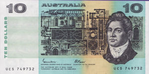 Australia, 10 Dollar, P45e