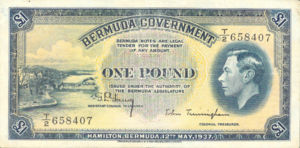 Bermuda, 1 Pound, P11b, BG B11b