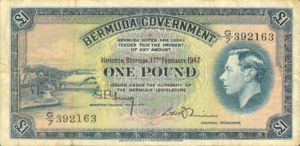 Bermuda, 1 Pound, P16