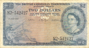 British Caribbean Territories, 2 Dollar, P8b