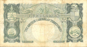 British Caribbean Territories, 5 Dollar, P9a