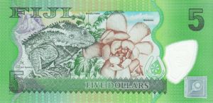 Fiji Islands, 5 Dollar, PNew Replacement