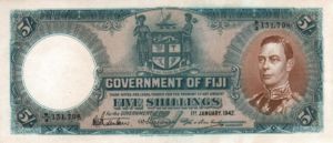 Fiji Islands, 5 Shilling, P37e