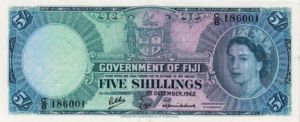 Fiji Islands, 5 Shilling, P51c