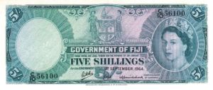 Fiji Islands, 5 Shilling, P51d