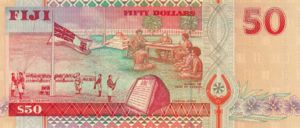 Fiji Islands, 50 Dollar, P100a