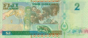 Fiji Islands, 2 Dollar, P102a