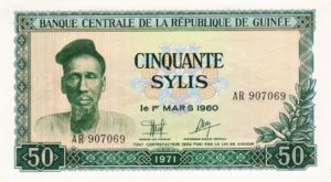 Guinea, 50 Syli, P18