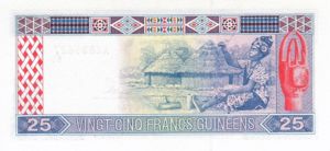 Guinea, 25 Franc, P28a