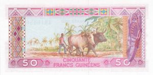 Guinea, 50 Franc, P29a