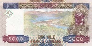 Guinea, 5,000 Franc, P44
