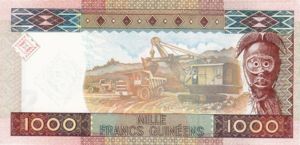 Guinea, 1,000 Franc, P43