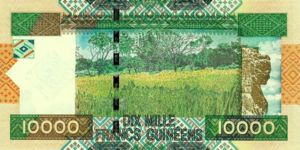 Guinea, 10,000 Franc, P45