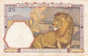 French West Africa, 25 Franc, P27