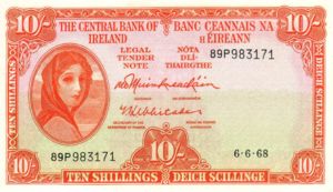 Ireland, Republic, 10 Shilling, P63a