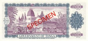 Tonga, 10 PaAnga, CS1