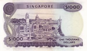 Singapore, 1,000 Dollar, P8d