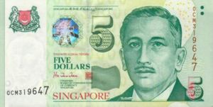 Singapore, 5 Dollar, P39