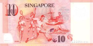 Singapore, 10 Dollar, 