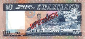 Swaziland, 10 Lilangeni, CS1