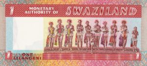 Swaziland, 1 Lilangeni, P1a
