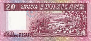 Swaziland, 20 Lilangeni, P12a
