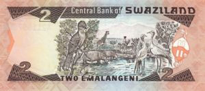 Swaziland, 2 Lilangeni, P13a