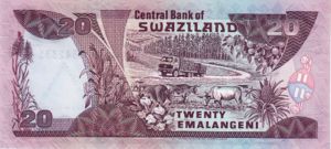 Swaziland, 20 Lilangeni, P17a