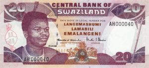 Swaziland, 20 Lilangeni, P25c