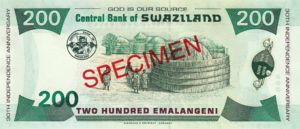 Swaziland, 200 Lilangeni, P28s