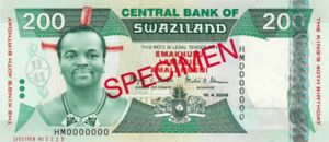 Swaziland, 200 Lilangeni, P35s