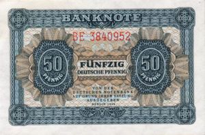 Germany - Democratic Republic, 50 Deutsche Pfennig, P8b