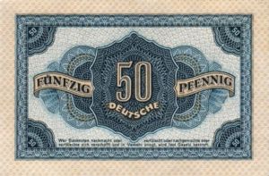 Germany - Democratic Republic, 50 Deutsche Pfennig, P8b