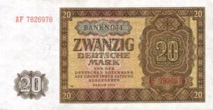 Germany - Democratic Republic, 20 Deutsche Mark, P13b PN140