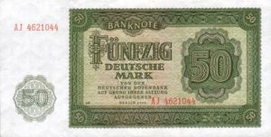 Germany - Democratic Republic, 50 Deutsche Mark, P14b PN346