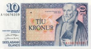 Iceland, 10 Krone, P48a Sign.4