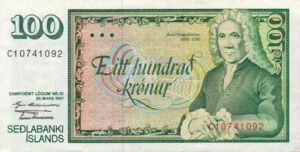Iceland, 100 Krone, P50a Sign.2