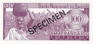 Rwanda, 100 Franc, P8s2