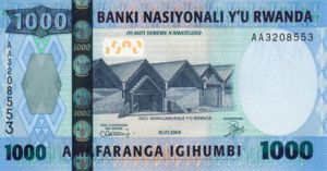 Rwanda, 1,000 Franc, P31a