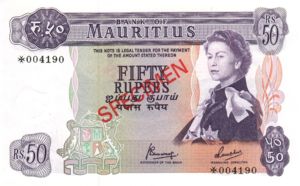 Mauritius, 50 Rupee, CS1