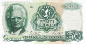 Norway, 50 Krone, P37d