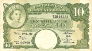 East Africa, 10 Shilling, P42b