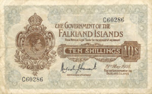 Falkland Islands, 10 Shilling, P4
