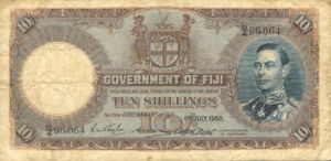 Fiji Islands, 10 Shilling, P38j